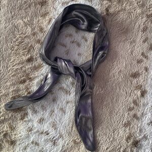 Silver Lamé Scarf